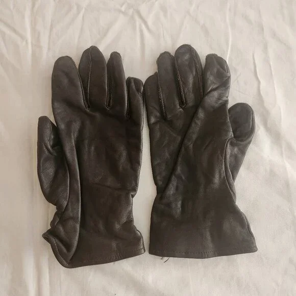 Vintage Military Vietnam Era Men's Leather Gloves - Picture 2 of 10